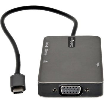 DKT30CHVPD2 USB Type-Cマルチ変換アダプター/USB-C - 4K30Hz HDMI または 1080p VGA/100W  Power Deliveryパススルー対応/5Gbps USBポート x3/ギガビット有線LAN/USB-C マルチハブ 1個  StarTech.com 【通販モノタロウ】