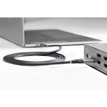 50cm サイドロック付きUSB-Cケーブル 10Gbps/USB 3.1(3.2 Gen 1)/100W (5A) Power Delivery StarTech.com