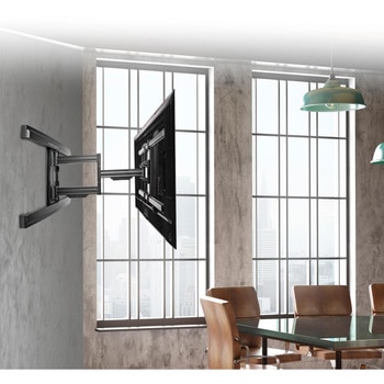 アーム式テレビ壁掛け金具/1面VESA規格80インチディスプレイ対応/耐荷重75kg/ロープロファイルタイプ/高耐久アーム/チルト、スイベル StarTech.com