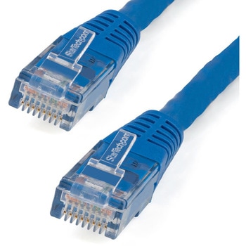 Cat6対応LANケーブル 30.4m カテゴリ6対応イーサネットケーブル モールド処理済みRJ45コネクタ ブルー StarTech.com