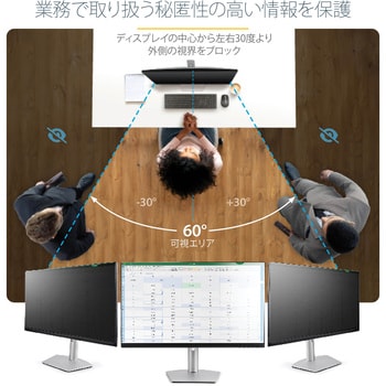 PRIVACY-SCREEN-185M のぞき見防止プライバシーフィルター/着脱式/汎用 