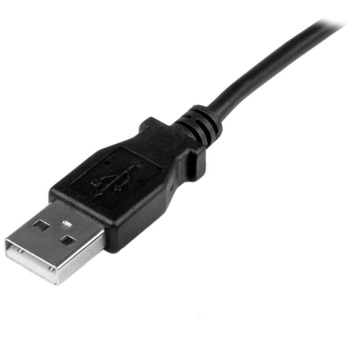 USBケーブル/1m/Type-A - Mini B (L型上向き)/オス - オス StarTech.com