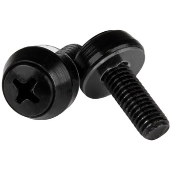 M6ネジ(12mm) 50個 ブラック - StarTech.com