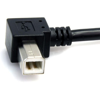 USB 2.0 ケーブル 91cm L型Aタイプ(オス) - L型Bタイプ(オス) StarTech.com