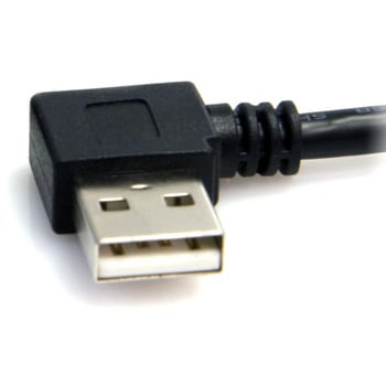 USB 2.0 ケーブル 91cm L型Aタイプ(オス) - L型Bタイプ(オス) StarTech.com