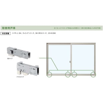 取替用戸車 YKK AP サッシ用戸車 【通販モノタロウ】