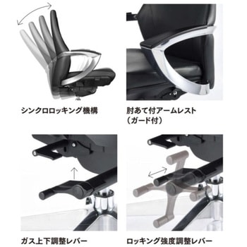 オフィスチェア R-5800シリーズ ハイバックタイプ アイコ