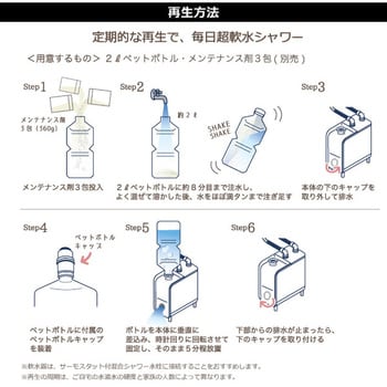 BAQ-S1202FB-P ハウステック シャワー用軟水器アクアソフト バブル