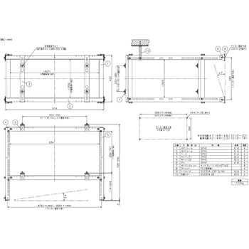 ヒートポンプ用部材 HP2段/高置用架台 C-WZJ-L ノーリツ