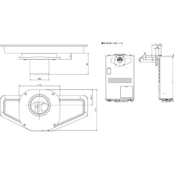 80-Z1 GTH用取替部材 取替え排気アダプタ 1個 ノーリツ 【通販モノタロウ】