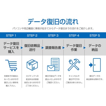 【データ復旧サービス】 【定額】 HDD 内蔵HDD 外付HDD 1ドライブ搭載製品 ロジテック