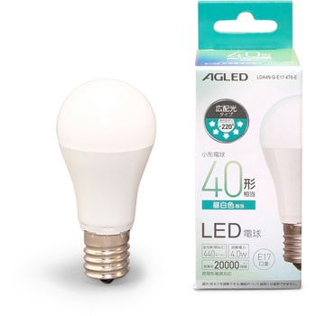 LED電球 E17 広配光 20000時間タイプ T6 アイリスオーヤマ