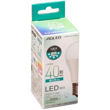 LED電球 E17 広配光 20000時間タイプ T6 アイリスオーヤマ