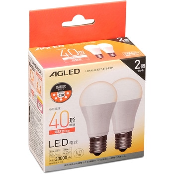 LED電球 E17 広配光 20000時間タイプ T6 アイリスオーヤマ