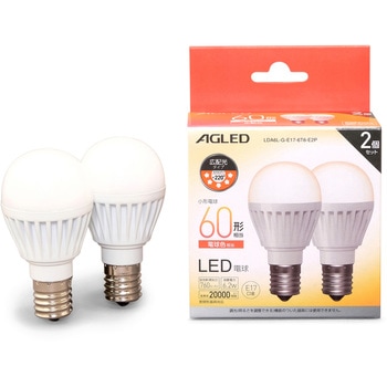 LED電球 E17 広配光 20000時間タイプ T6 アイリスオーヤマ