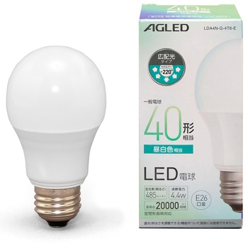 LED電球 E26 広配光 20000時間タイプ T6 アイリスオーヤマ