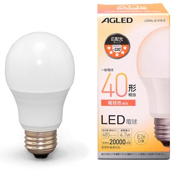 LED電球 E26 広配光 20000時間タイプ T6 アイリスオーヤマ