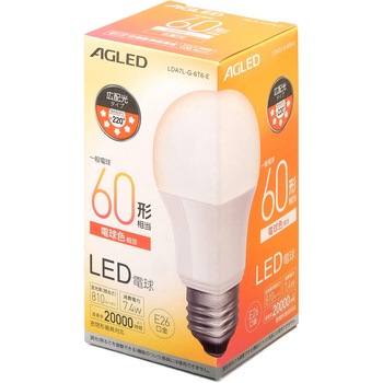 LED電球 E26 広配光 20000時間タイプ T6 アイリスオーヤマ