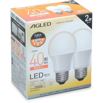 LED電球 E26 広配光 20000時間タイプ T6 アイリスオーヤマ