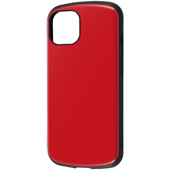 iPhone 14 / 13 耐衝撃/レッド レイ・アウト