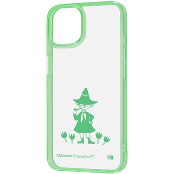 iPhone 14 / 13 ムーミン/ハイブリッド Charaful/スナフキン レイ・アウト