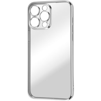 iPhone 14 Pro Max TPU META Perfect/シルバー レイ・アウト