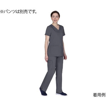 PURPLE LABEL スクラブトップス JILL グレー 2320シリーズ Healing Hands