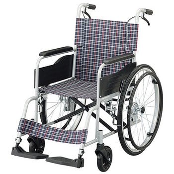 Fit-ALB 車椅子 アルミタイプ Fitシリーズ 介助ブレーキあり 1台 