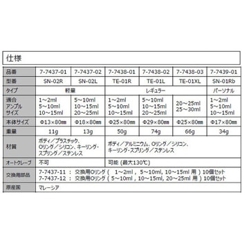 アンプルオープナー 軽量タイプ SN-02Rシリーズ Qlicksmart