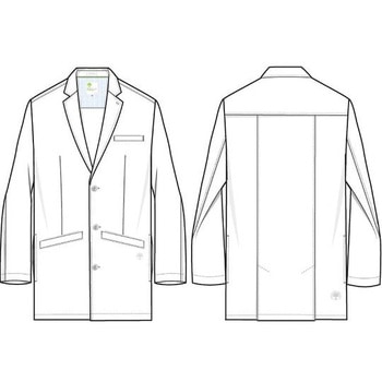 THE WHITE COAT メンズ白衣 プロフェッショナルシリーズ 5103シリーズ Healing Hands