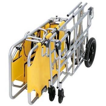 レスキューカー NRCシリーズ 2分割折りたたみ式 日進医療器(車イス)