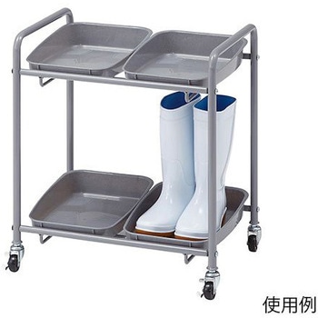 2段シューズラック 4足収納タイプ 河淳