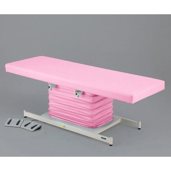 カラフル電動診察台 スタンダード メモリ付 600×1900mm ATE-6019-Mシリーズ ナビス(アズワン)