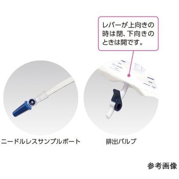 小分け プロシェア閉鎖式導尿バック ナビス(アズワン)