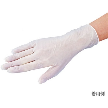 プロシェアプラスチック手袋 薄手タイプ パウダーフリー プロシェア プラスチック手袋 ナビス(アズワン)
