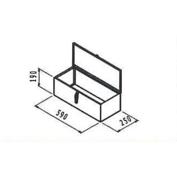 ステンレス消火器BOX(10型)縦型 信和自動車工業