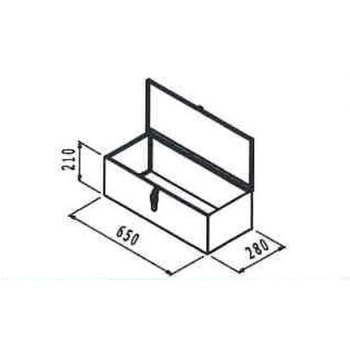 ステンレス消火器BOX(20型)縦型 信和自動車工業