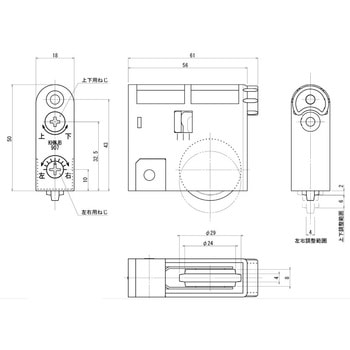 木製引戸用戸車 家研販売