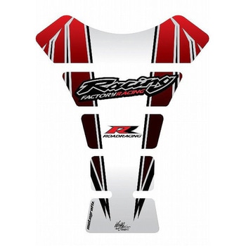TH006WR TANK PAD MOTO GRAFIX (gOtBbNX) KԎHONDA FWHITE/RED   TH006WR 12111017