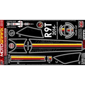 Tank Pad Protector & Rear Seat Pad MOTO GRAFIX (モトグラフィックス)