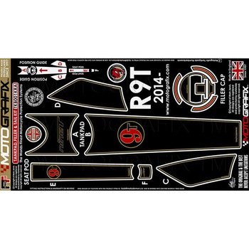 Tank Pad Protector & Rear Seat Pad MOTO GRAFIX (モトグラフィックス)