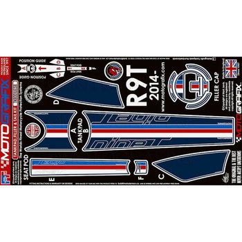 Tank Pad Protector & Rear Seat Pad MOTO GRAFIX (モトグラフィックス)