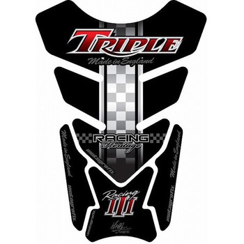TT010KR TANK PAD MOTO GRAFIX (gOtBbNX) KԎTRIUMPH FBLACK/RED   TT010KR 12116714