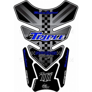 TT013KB TANK PAD MOTO GRAFIX (gOtBbNX) KԎTRIUMPH FBLACK/BLUE   TT013KB 12116870