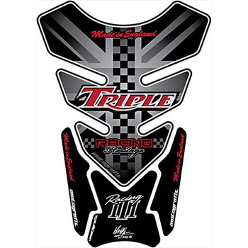 TT013KR TANK PAD MOTO GRAFIX (gOtBbNX) KԎTRIUMPH FBLACK/RED   TT013KR 12116879