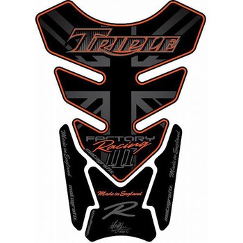 TT014KO TANK PAD MOTO GRAFIX (gOtBbNX) KԎTRIUMPH FBLACK/ORANGE   TT014KO 12116906