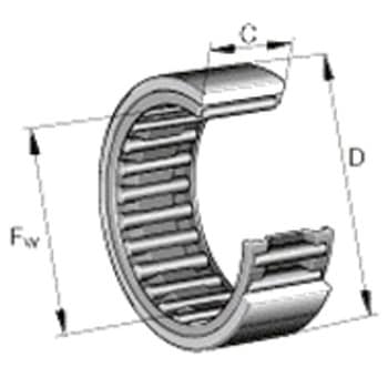 ソリッド形針状ころ軸受(リブ無) INA
