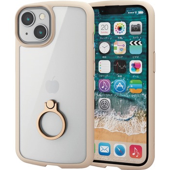 PM-A22ATSLFCRIV iPhone14/13 �P�[�X �J�o�[ �n�C�u���b�h �ϏՌ� �Ռ��z�� �y�� ���^ �����O�t �G���R�� 12161225