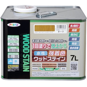 水性強着色ウッドステイン アサヒペン