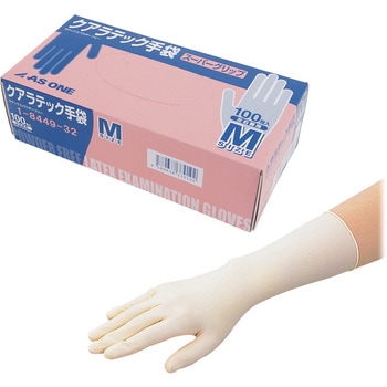 クアラテック手袋スーパーグリップ パウダーフリー M 100枚 アズワン
